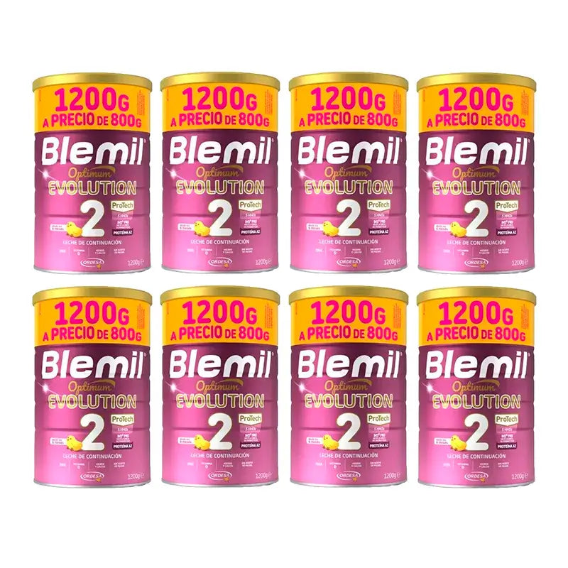 Blemil Optimum Evolution 2 Fórmula Preço Especial, 8X1200g