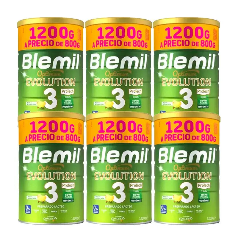 Blemil Optimum Evolution 3 Leite de Crescimento Preço Especial, 6X1200g