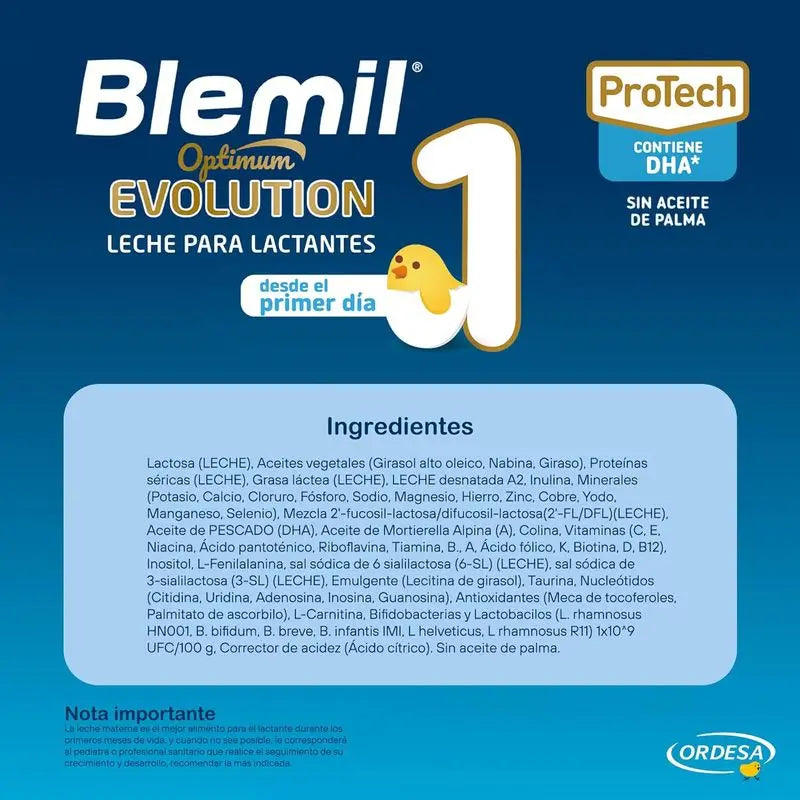 Blemil Optimum Evolution 1 Leite inicial, 800g