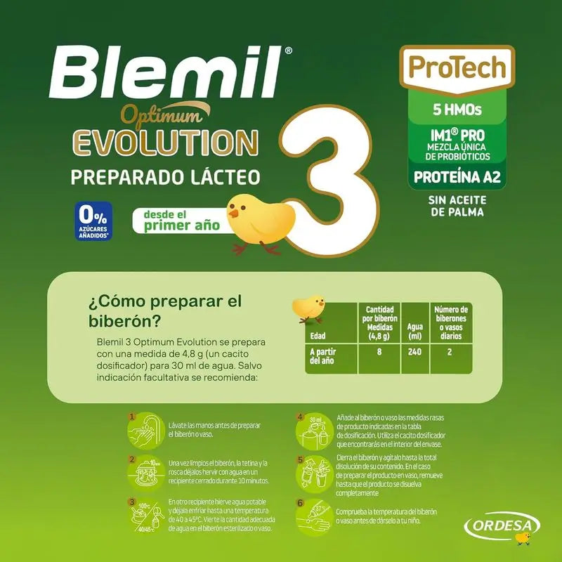 Blemil Optimum Evolution 3 Leite de Crescimento, 800g