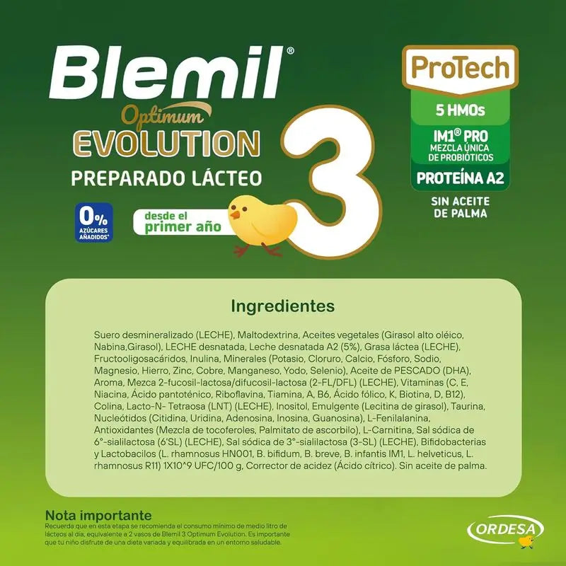 Blemil Optimum Evolution 3 Leite de Crescimento, 800g