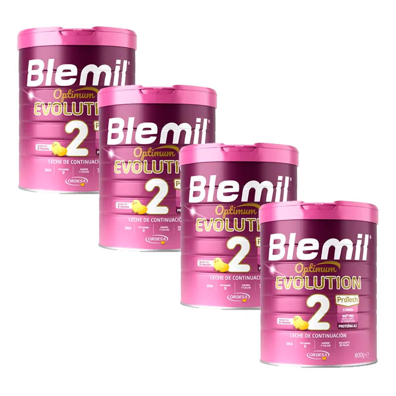 Blemil Optimum Evolution 2 Leite Fórmula, 4X800g