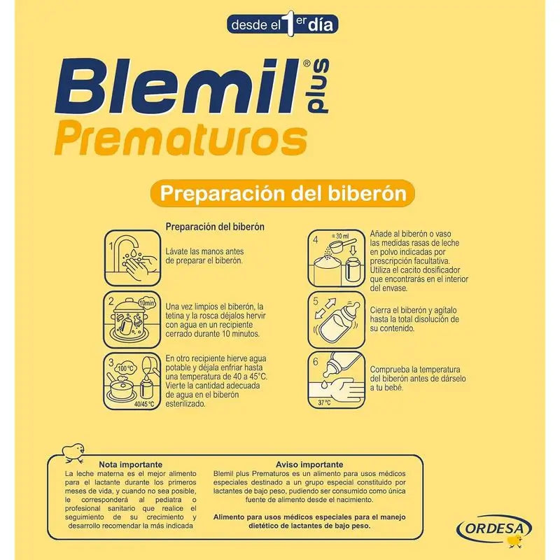 BLEMIL Plus leite em pó prematuro 400 gr