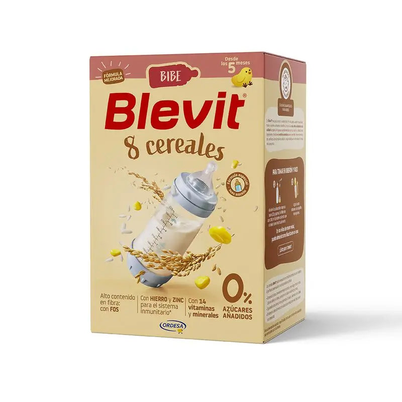 Blevit Alimentación Infantil Bibe 8 Cereales, 500 grs