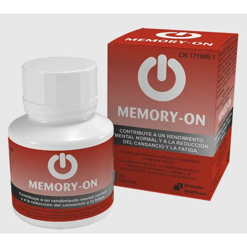 Bluecube Healthcare Memory-On, 60 cápsulas