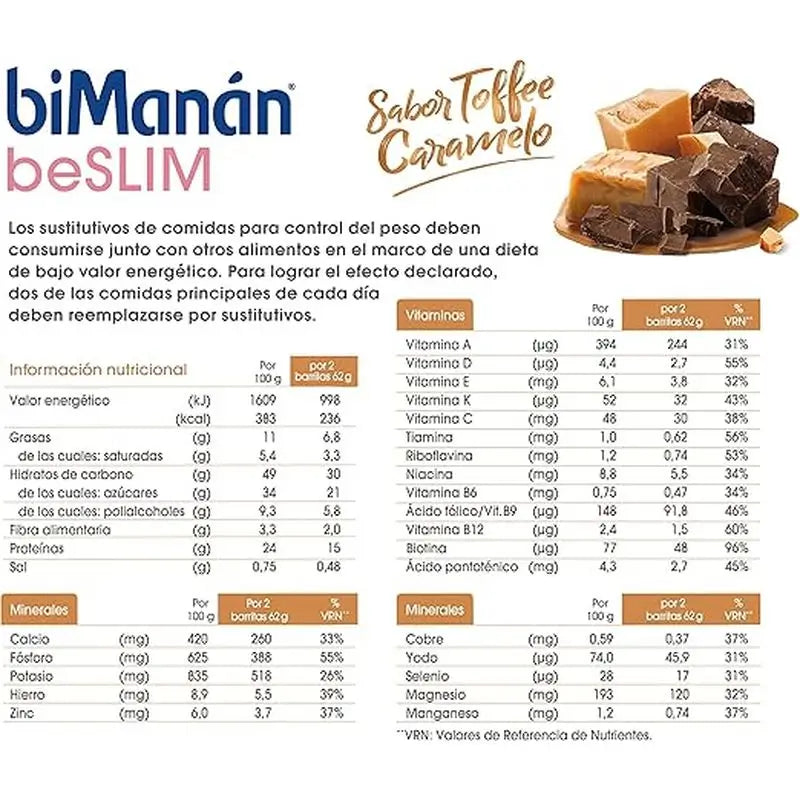 BiManán Barras de Caramelos Sustituíveis 24 unidades