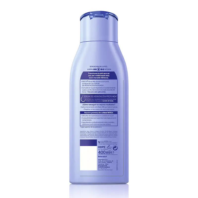 NIVEA Body Milk Manteca de Karité, 400 ml