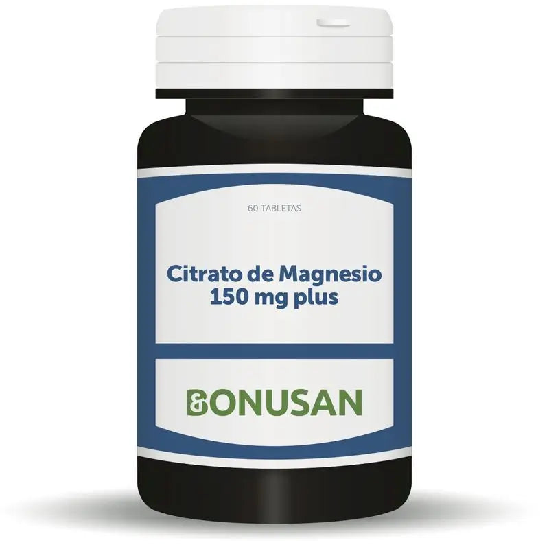 Bonusan Citrato De Magensio Plus 150 Mg , 60 tabletas