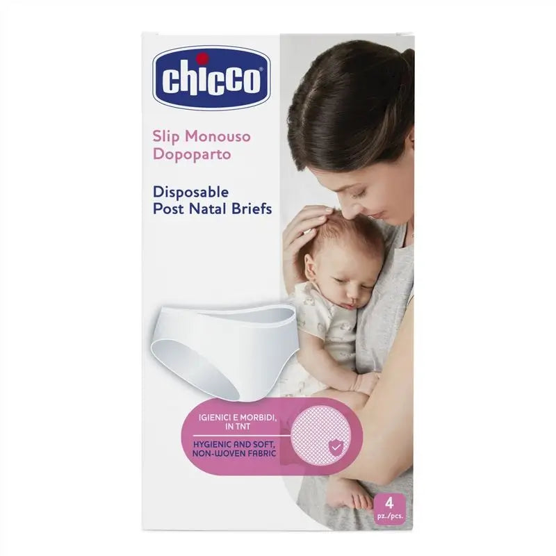 Chicco Braguitas Desechables Postparto Mammy, 4 unidades