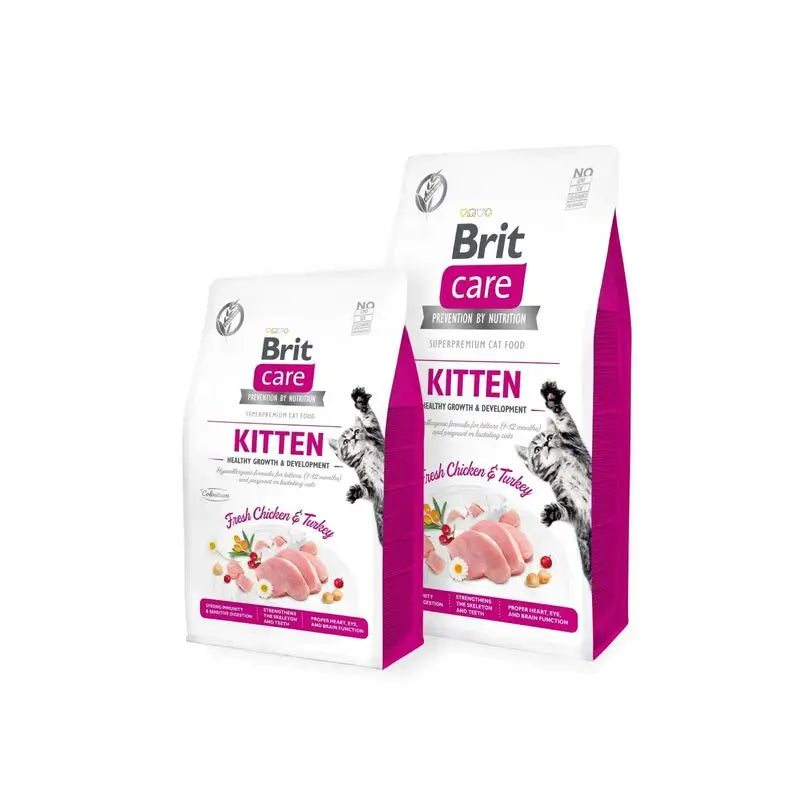 Brit Care Cat Kitten Crescimento Saudável Desenvolvimento 2Kg para Gatos