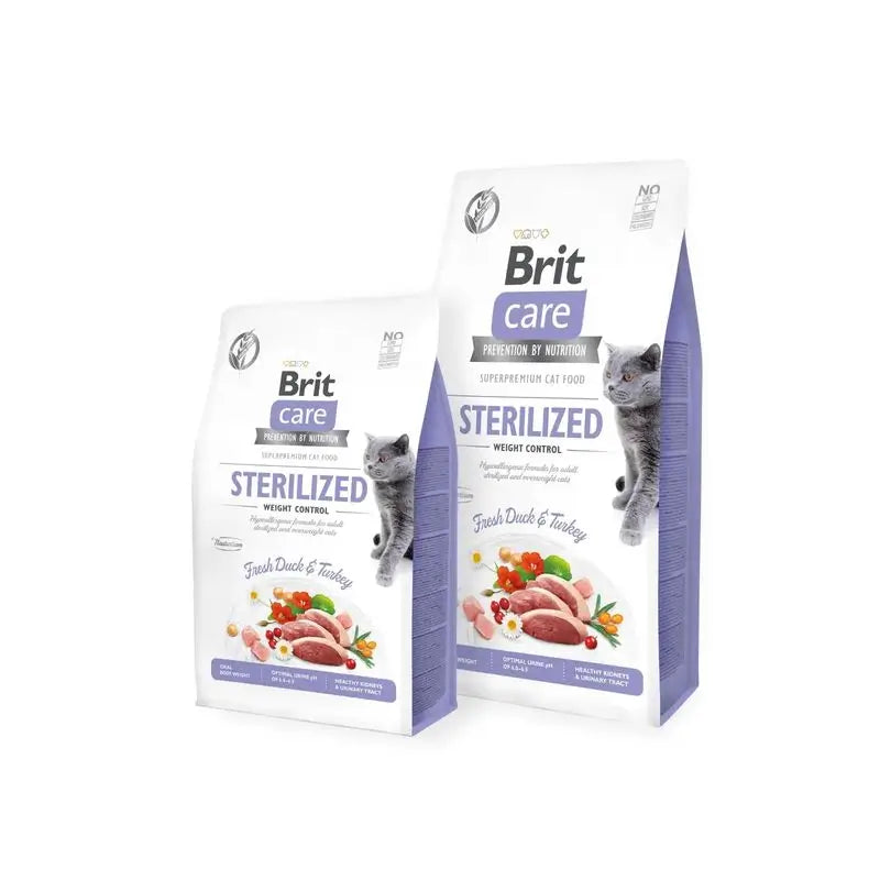 Brit Care Cat Sterilized Controlo de Peso 2Kg para Gatos