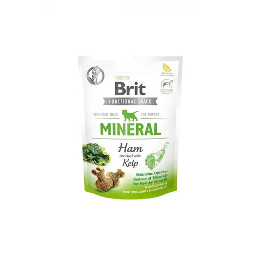 Brit Care Dog Functional Snack Mineral Puppy Ham 150Gr para Cães