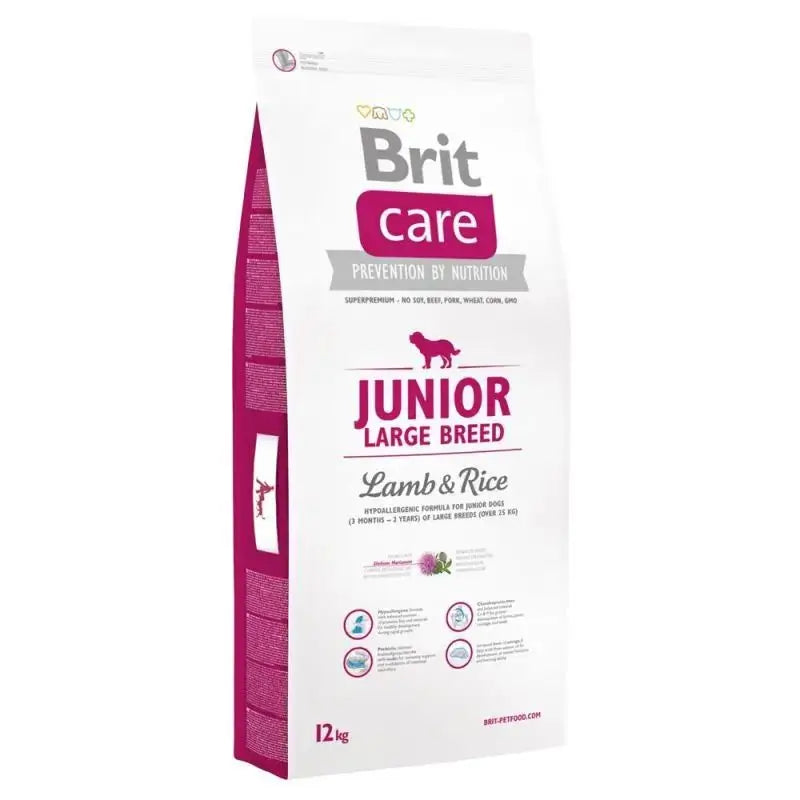 Brit Care Hypoallergenic Junior Large B. Lamb Rice 12Kg para Cães