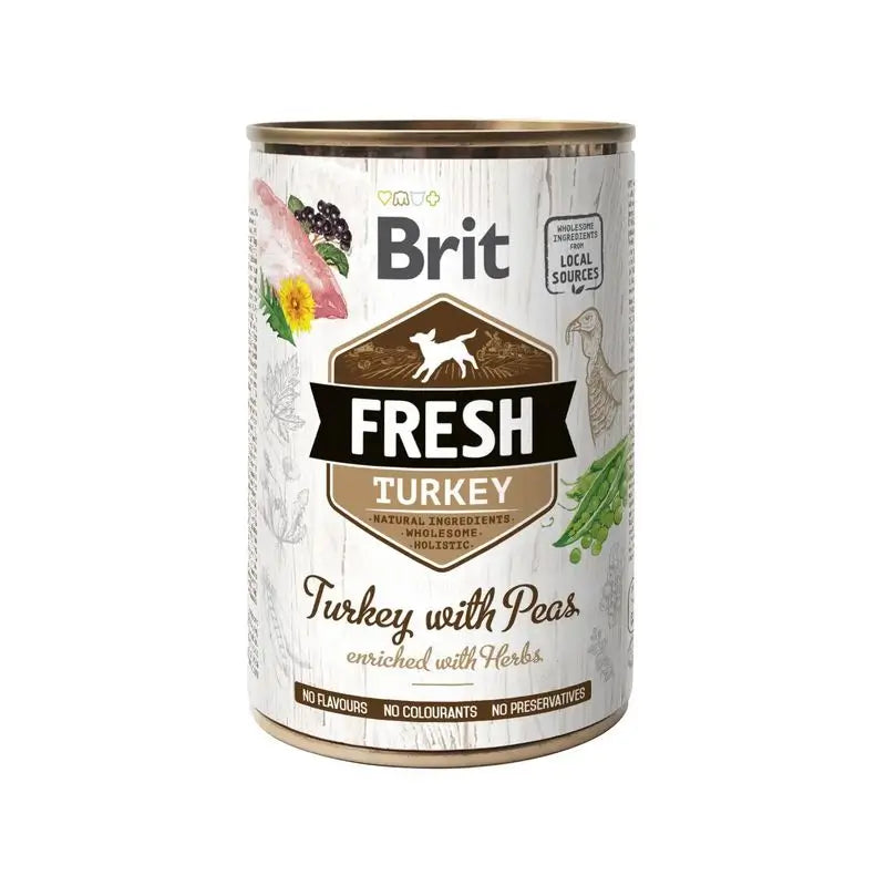 Brit Fresh Turkey Peas 6X400Gr para Cães