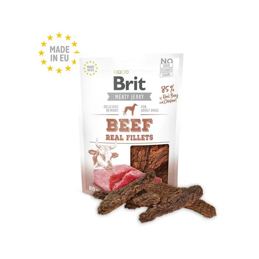 Brit Jerky Snack Filetes de Frango 80Gr para Cães