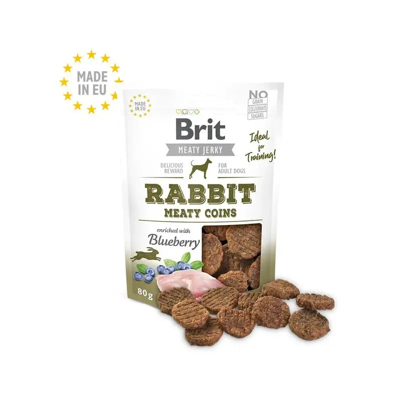 Brit Jerky Snack com Coelho 80Gr para Cães