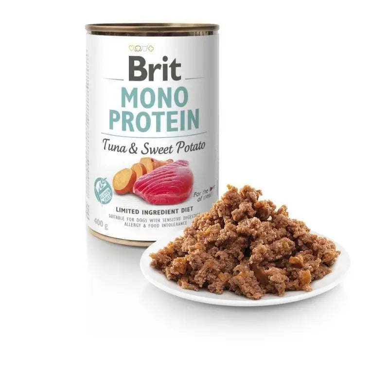 Brit Mono Protein Tuna & Sweet Potato 6X400Gr para Cães