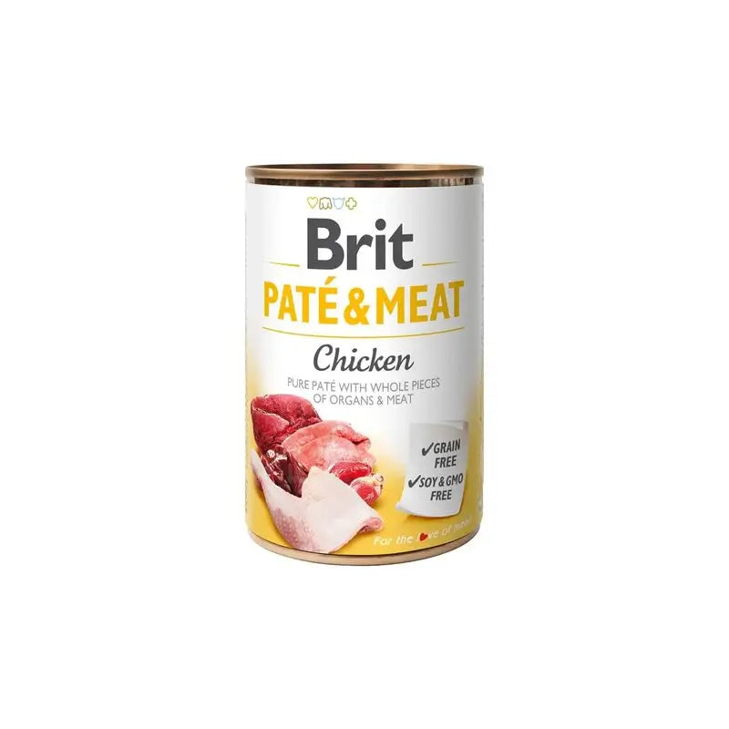 Brit Pate Meat Chicken 6X400Gr para Cães