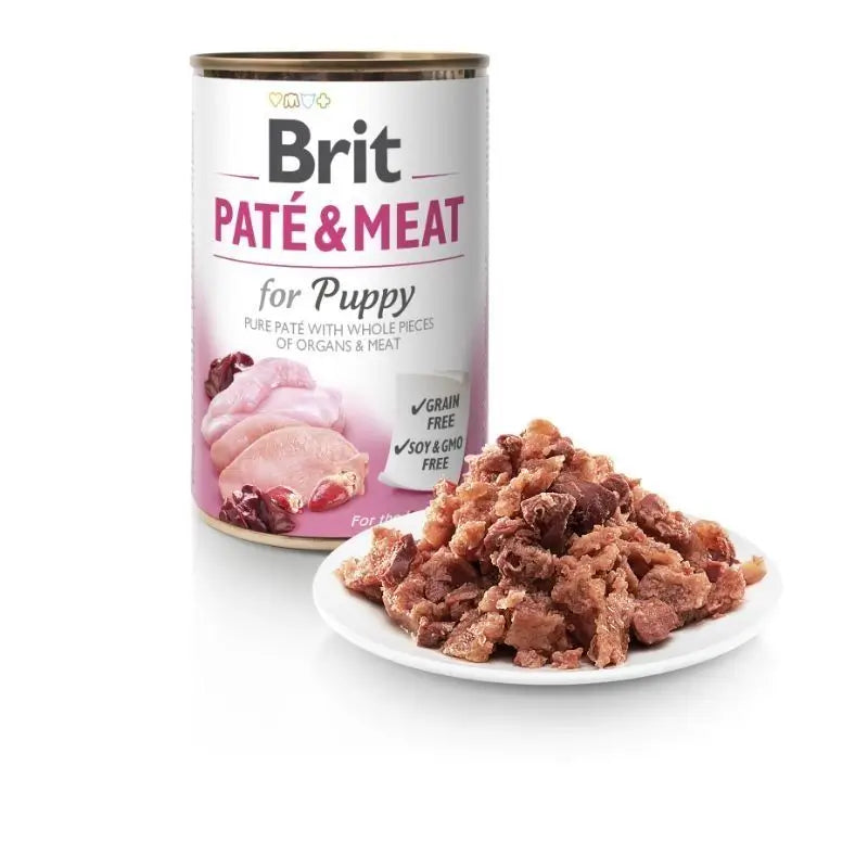 Brit Pate & Meat Puppy 6X400Gr para Cães