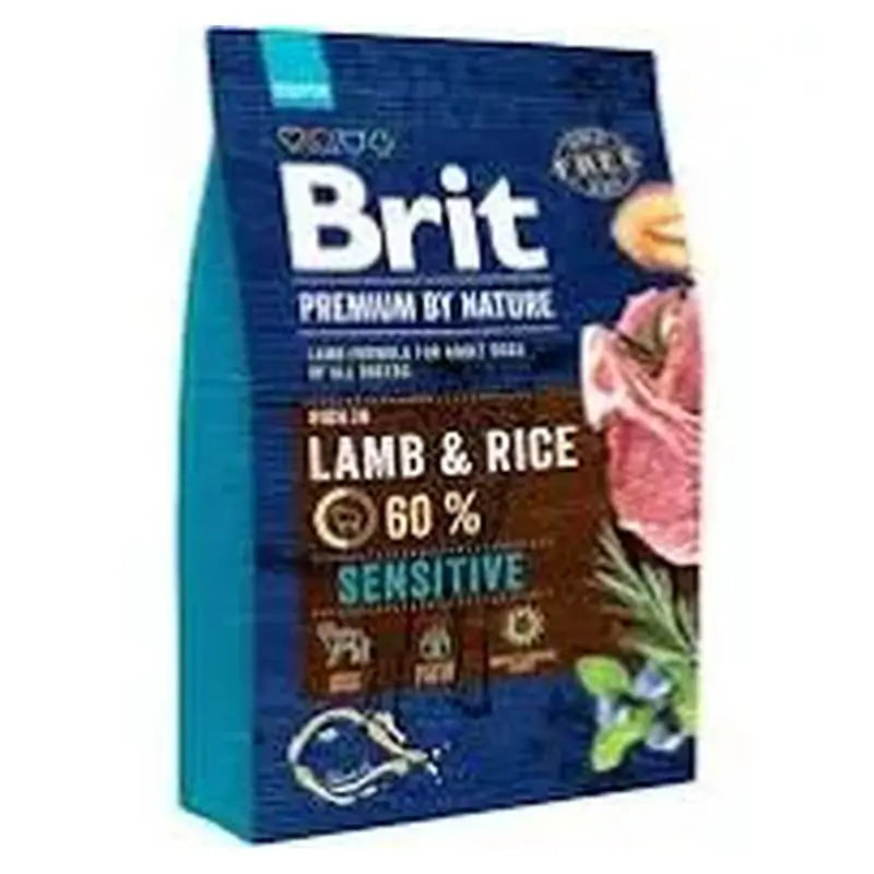 Brit Premium By Nature Cão Sensível Borrego 3Kg para Cães