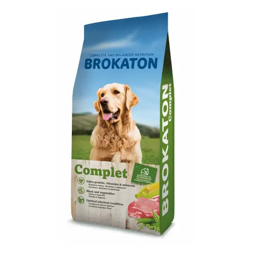 Brokaton Canine Adulto Complet 20Kg, alimento para cães