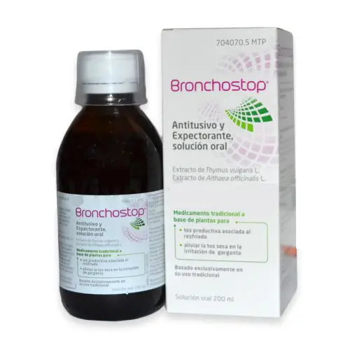 Bronchostop Solução Oral Antitússica e Expetorante 200 ml