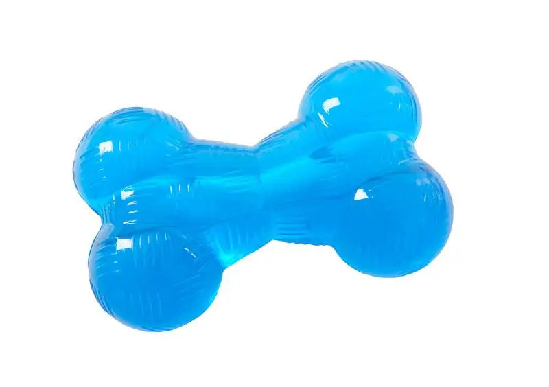 Buster Hueso Con Cuerda Azul L 16Cm