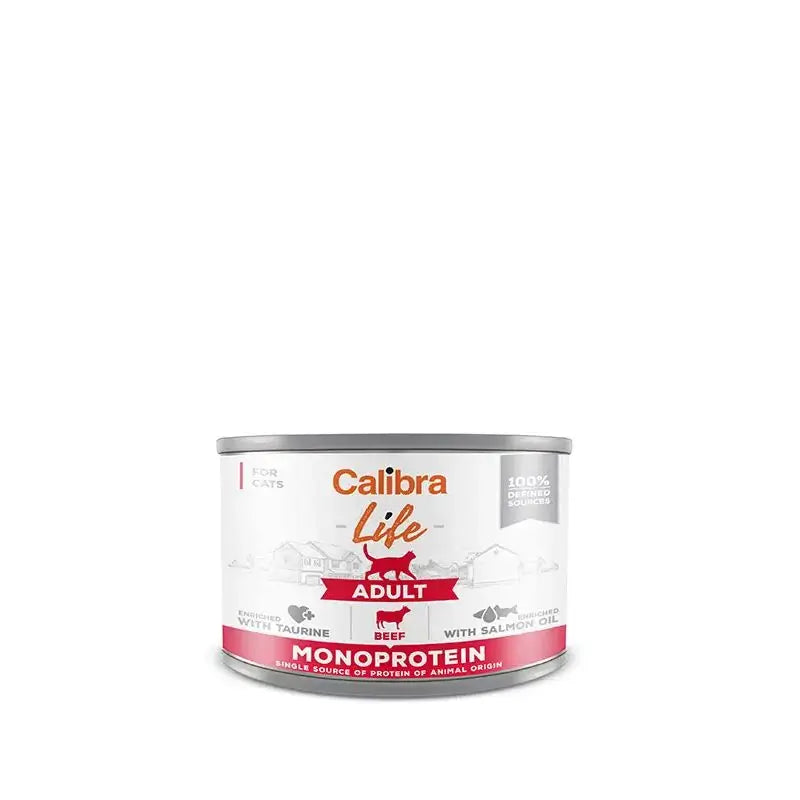 Calibra Gatos Life Lata Adulto Ternera 6X200Gr