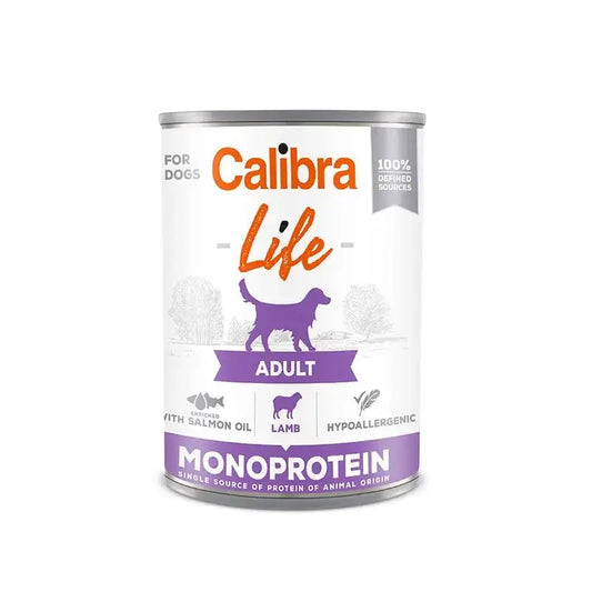 Calibra Perros Life Lata Adulto Cordero 6X400Gr