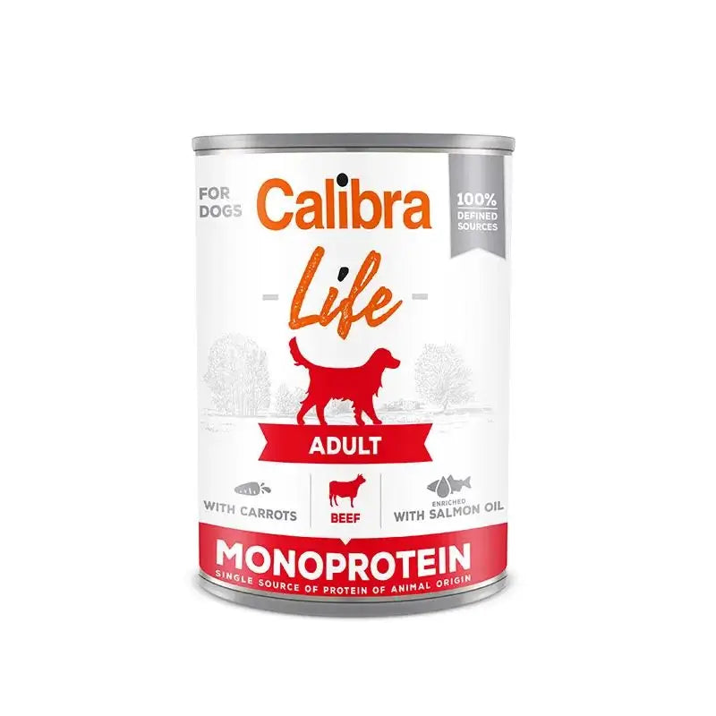 Calibra Perros Life Lata Adulto Ternera Con Zanahorías 6X400Gr