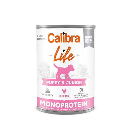 Calibra Perros Life Lata Puppy&Junior Pollo Y Arroz 6X400Gr