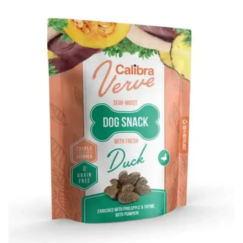 Calibra Dogs Verve Snack Semi-Húmido Pato Fresco 150G