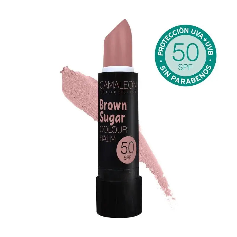 Camaleon Balsamo Labial Marron Brown Sugar Colour Spf50