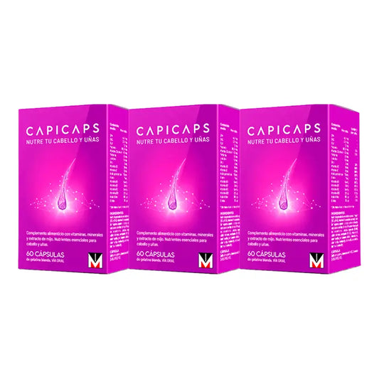 Capicaps Triplo Hair and Nails 3 x 60 cápsulas