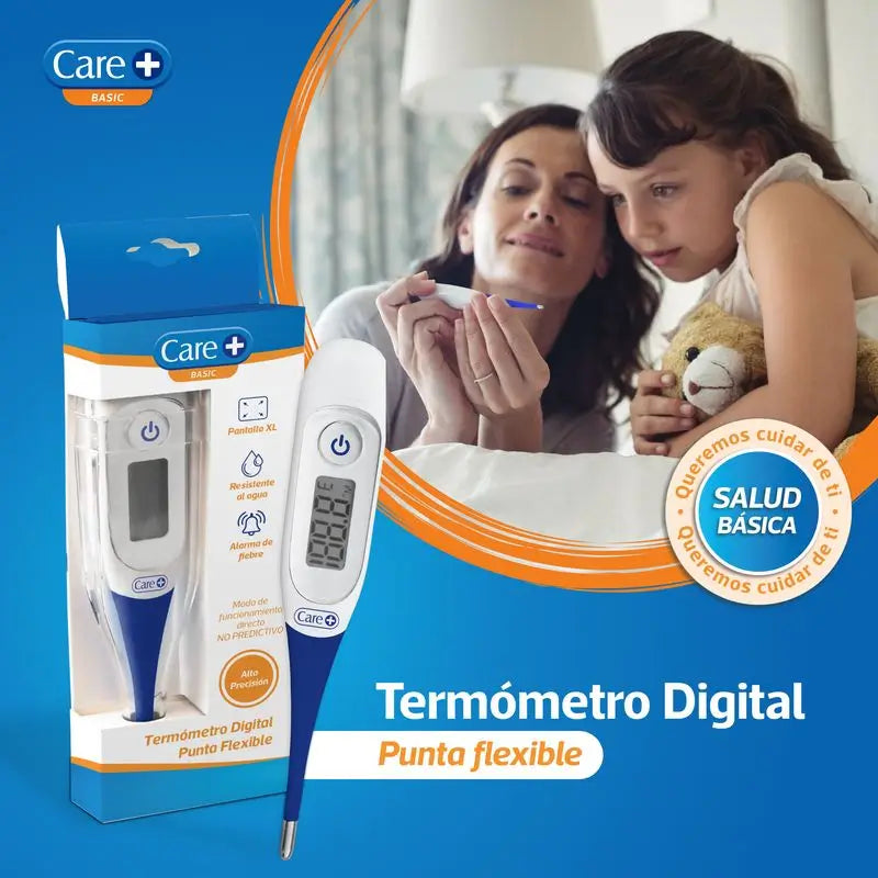 Termómetro digital Care+ Ponta flexível