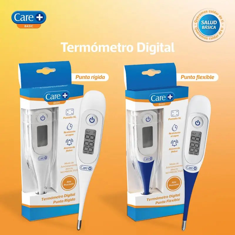 Termómetro digital Care+ ponta rígida