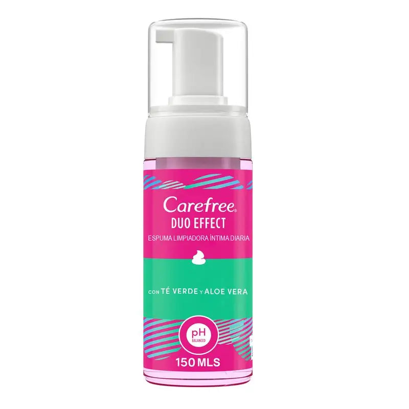 Carefree Espuma Intima Te Y Aloe Vera 150Ml