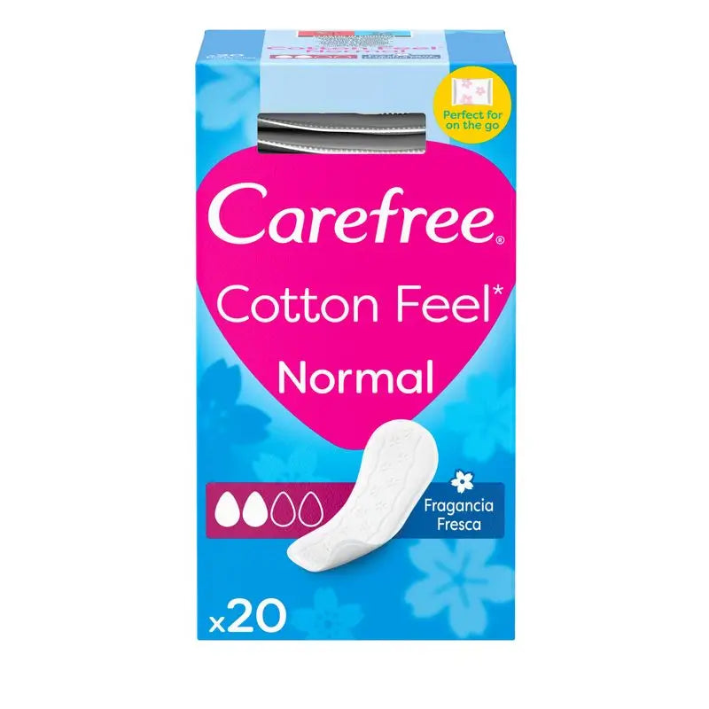 Carefree Plus Large Fresh, 20 unidades