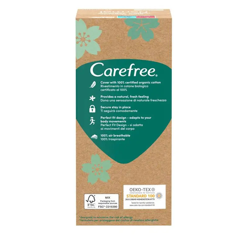 Carefree Plus Organic Cotton 30Uds