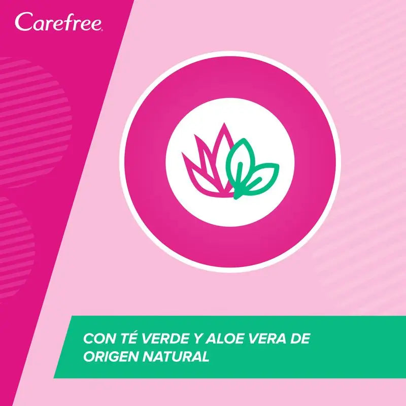 Carefree Toallitas Te Y Aloe Vera 20Uds 