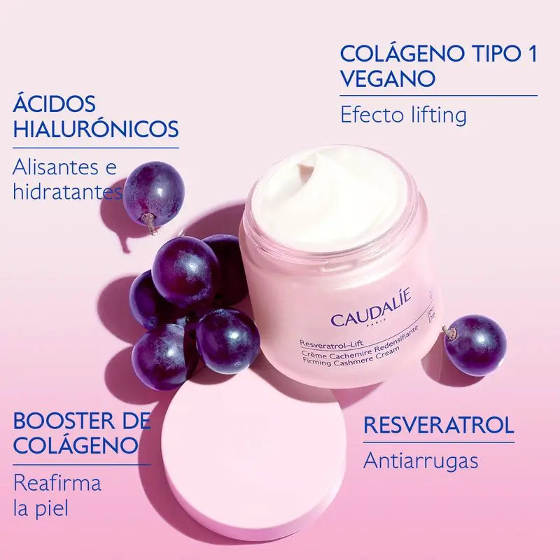 Caudalie Resveratrol-Lift Creme de Caxemira, 50 ml