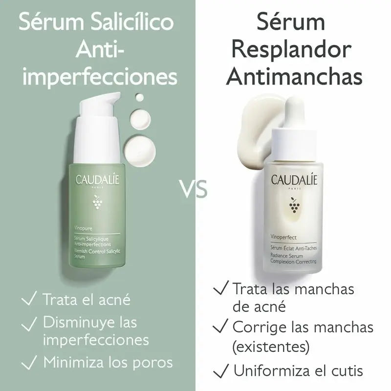 Caudalíe Vinopure Sérum Salicílico Anti-Imperfecciones - 30 ml