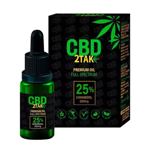 Cbd-2-Tak Aceite De 25 % CBD, 10 ml