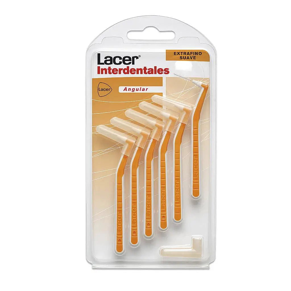 Lacer Cepillo Interdental Angular Extrafino Suave 6 unidades