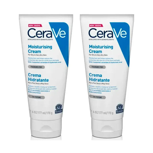 CeraVe Pack Creme Hidratante, 2 x 177 ml