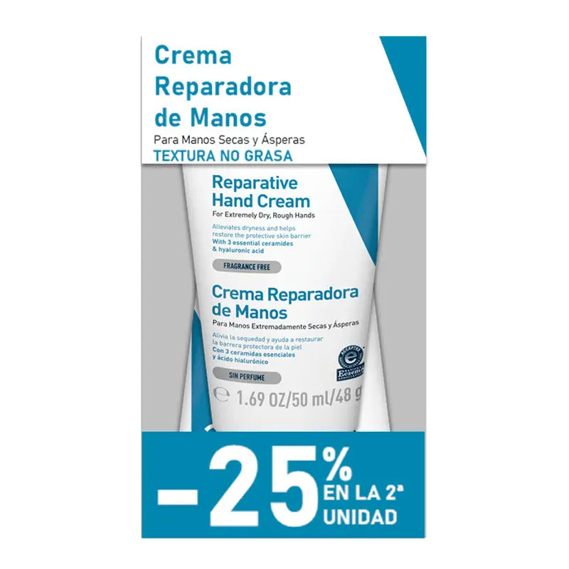 CeraVe Duplo Creme para as Mãos, 2X50 ml