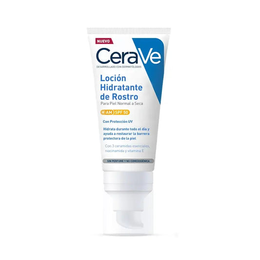 SPF50 Hidratante facial CeraVe, 52ml