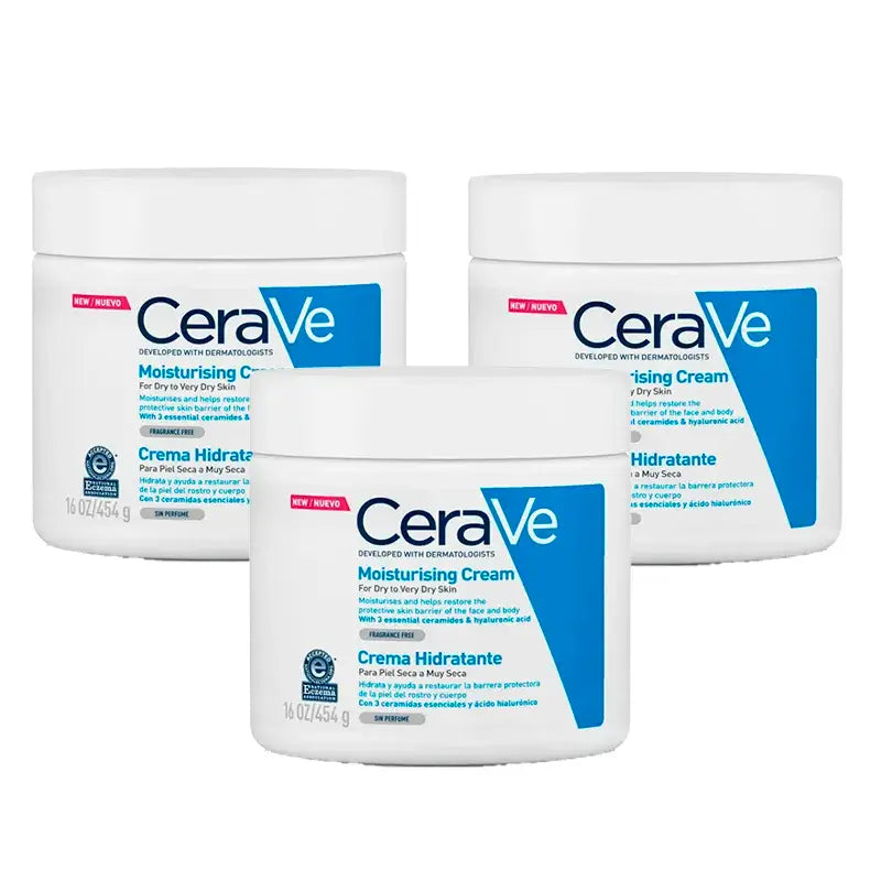 Creme Hidratante Cerave Triplo, 3X454 Gr