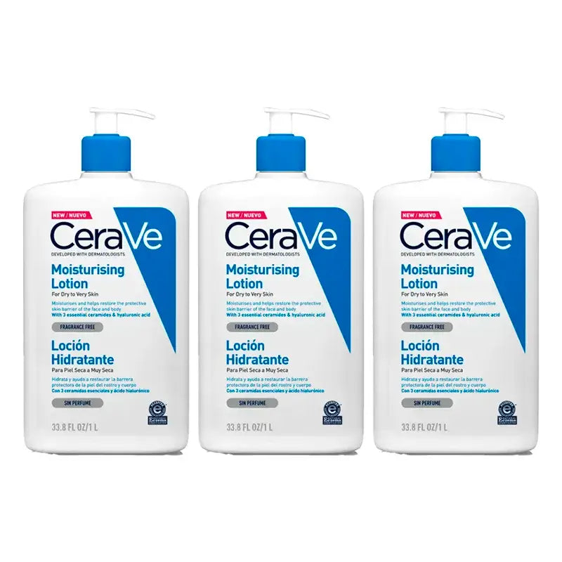 Cerave Triplo Loção Hidratante, 3X1L