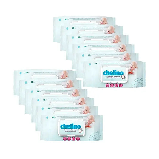 Toalhetes de bebé Chelino , 12 x 60 unidades